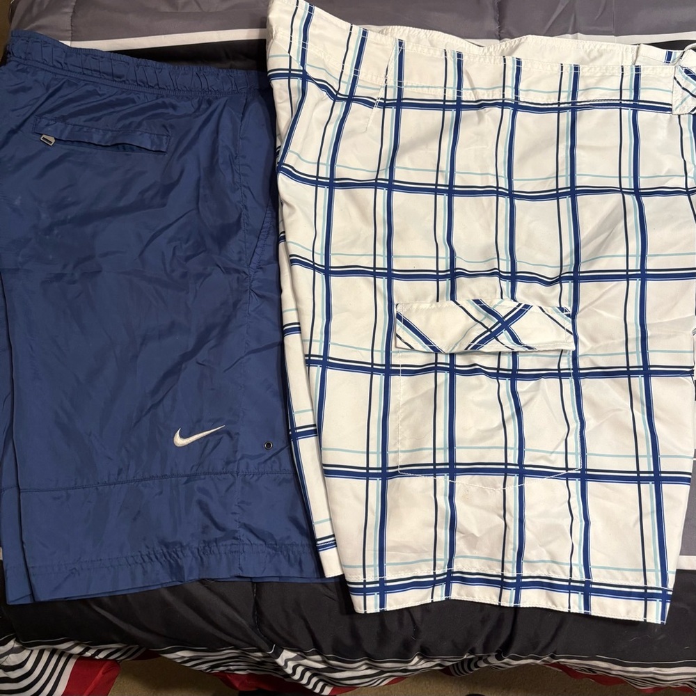 Old Navy and Nike swim trunks bundle